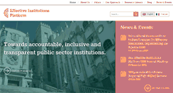 Desktop Screenshot of effectiveinstitutions.org